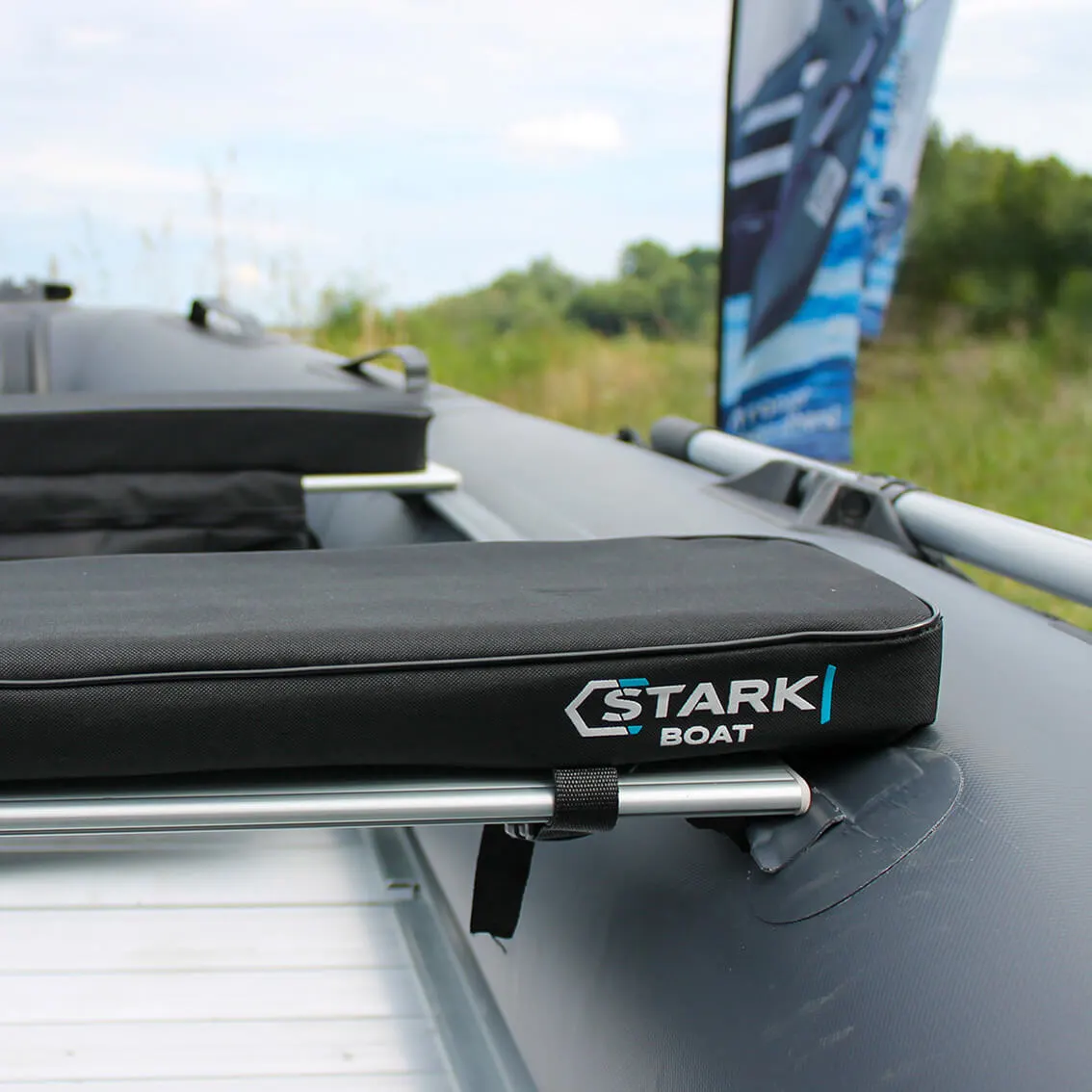 STARKBOAT Podsedák STARKBOAT, 85 cm, čierny