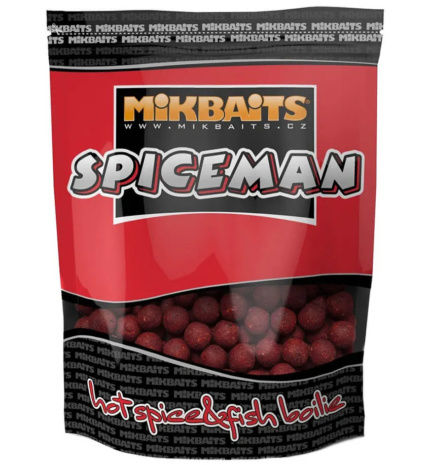 Boilie MIKBAITS Spiceman Pikantná slivka Prevedenie: pikantná slivka, Priemer: 20mm/ 1kg
