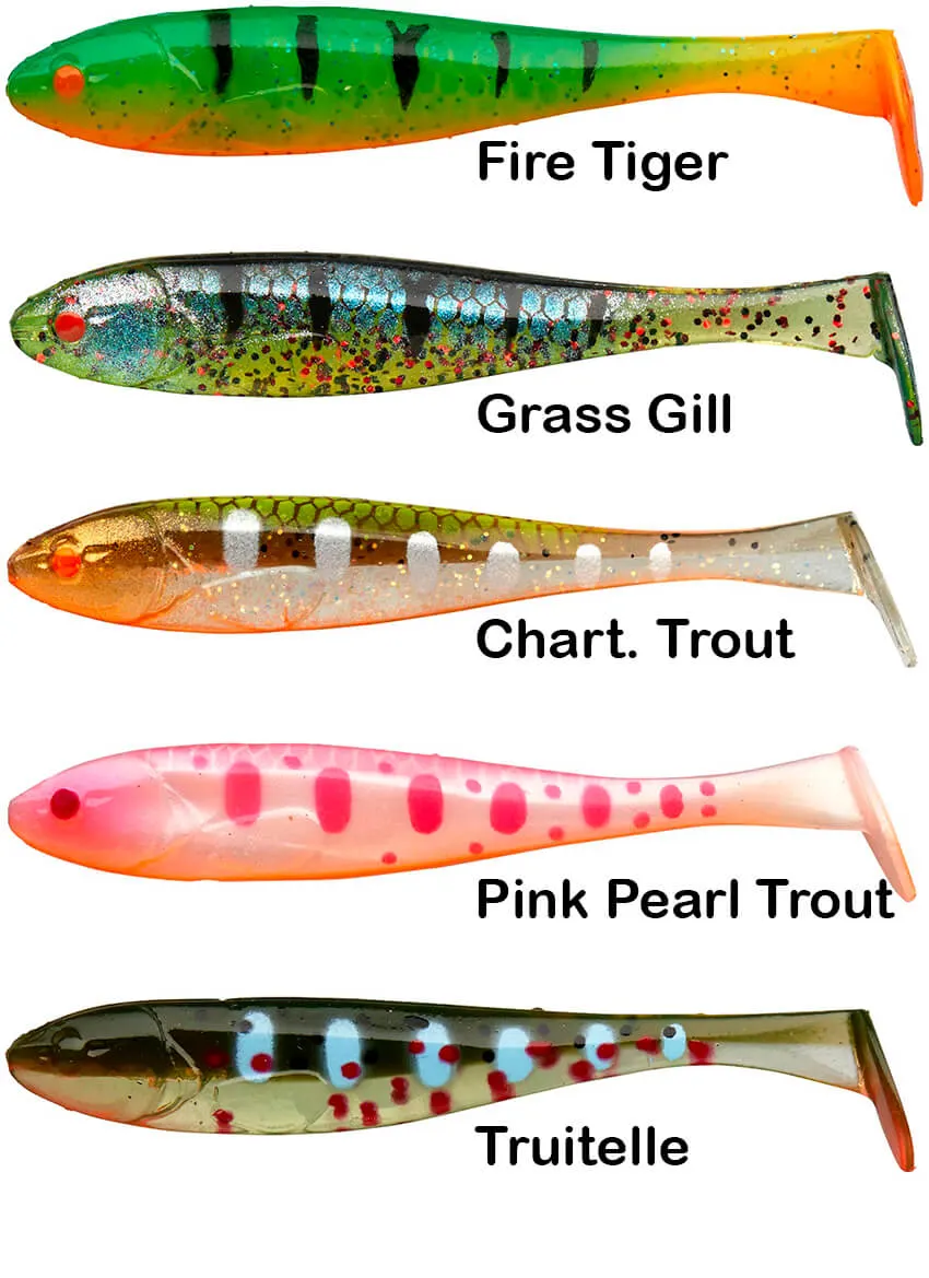 Nástraha ILLEX Magic Slim Shad 5 cm Prevedenie: Fire Tiger