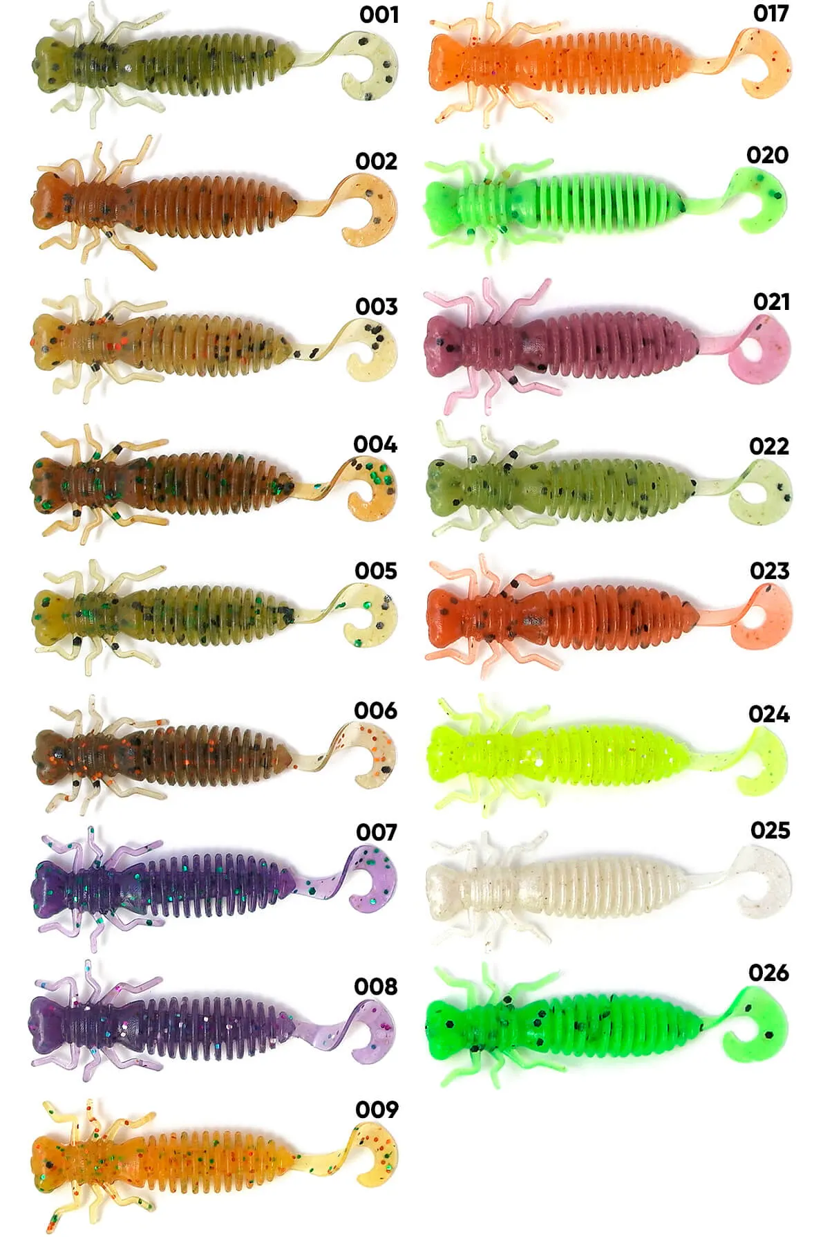 FANATIK nástraha FANATIC Larva LUX 3,0; 7,5 cm, #023, 6 ks Farba: 023