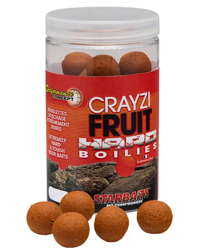 Boilie STARBAITS Hard Crayzi Fruit, 200 g Priemer: 20 mm