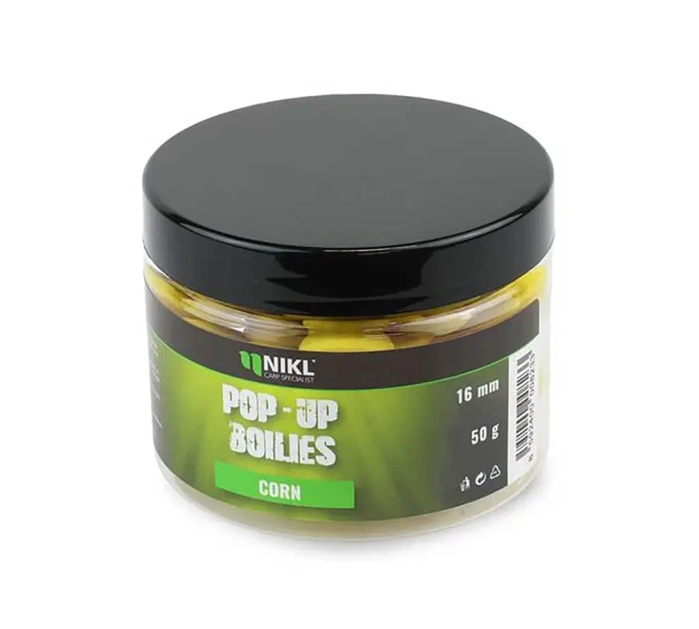 Plávajúce boilie NIKL Pop Up Corn Priemer: 14 mm, Balenie: 50 g